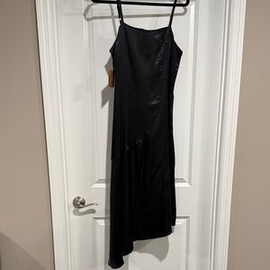 RACHEL Rachel Roy Elegant Black Asymmetrical Dress